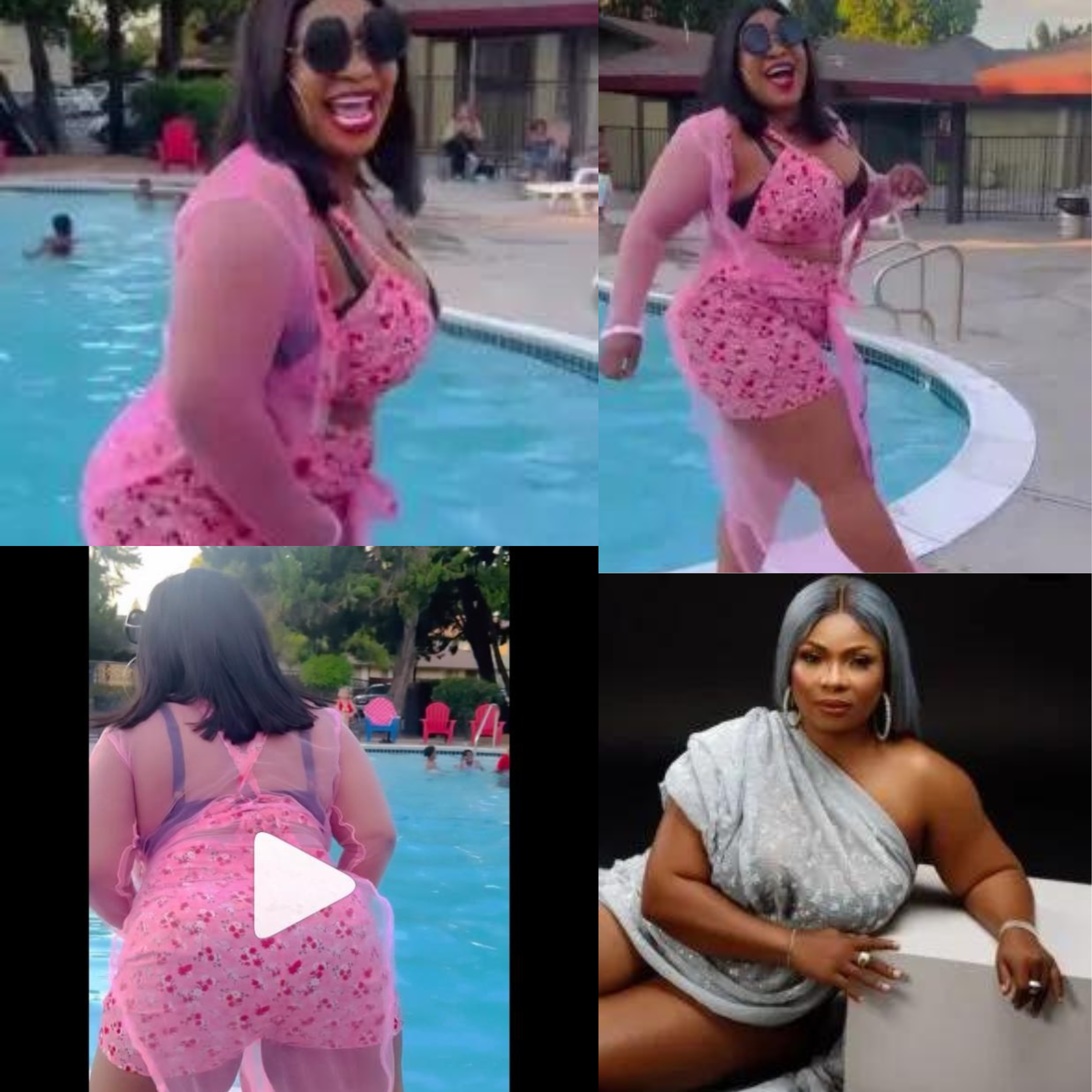 The video was titled "Summer SUNDAY VIBES????????" by her. Fans and followers were eager to voice their disapproval after seeing the video. Many felt let down that a well-known person with such a revered title (Alhaja) would decide to dress in a way that, in their view, did not live up to the standards and ideals that go along with that title.