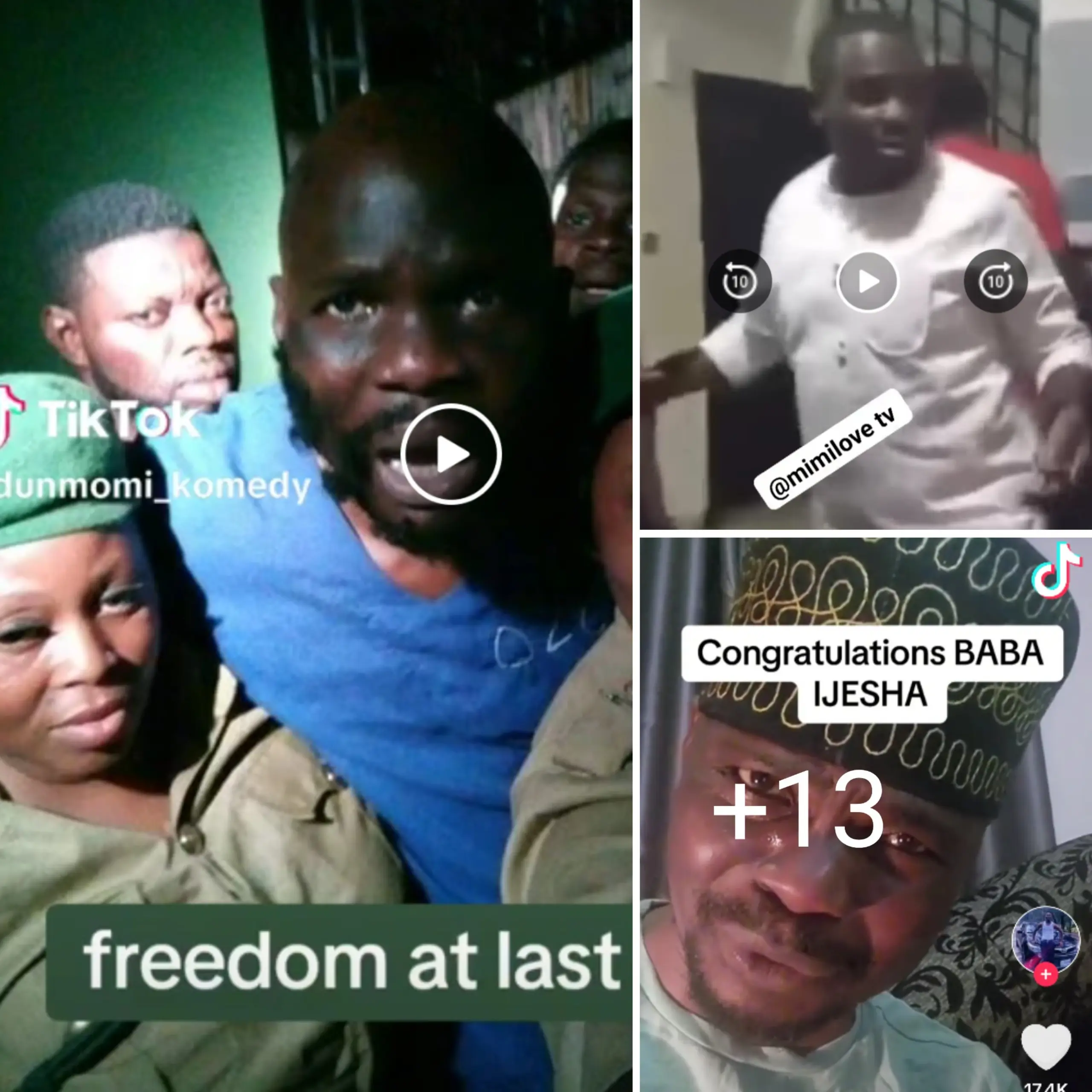 “Freedom At Last, He Shed Tears Of Joy”– Congratulations Pour In As Baba Ijesha Finally Regain Freedom After Spending 1years In Prison ‎