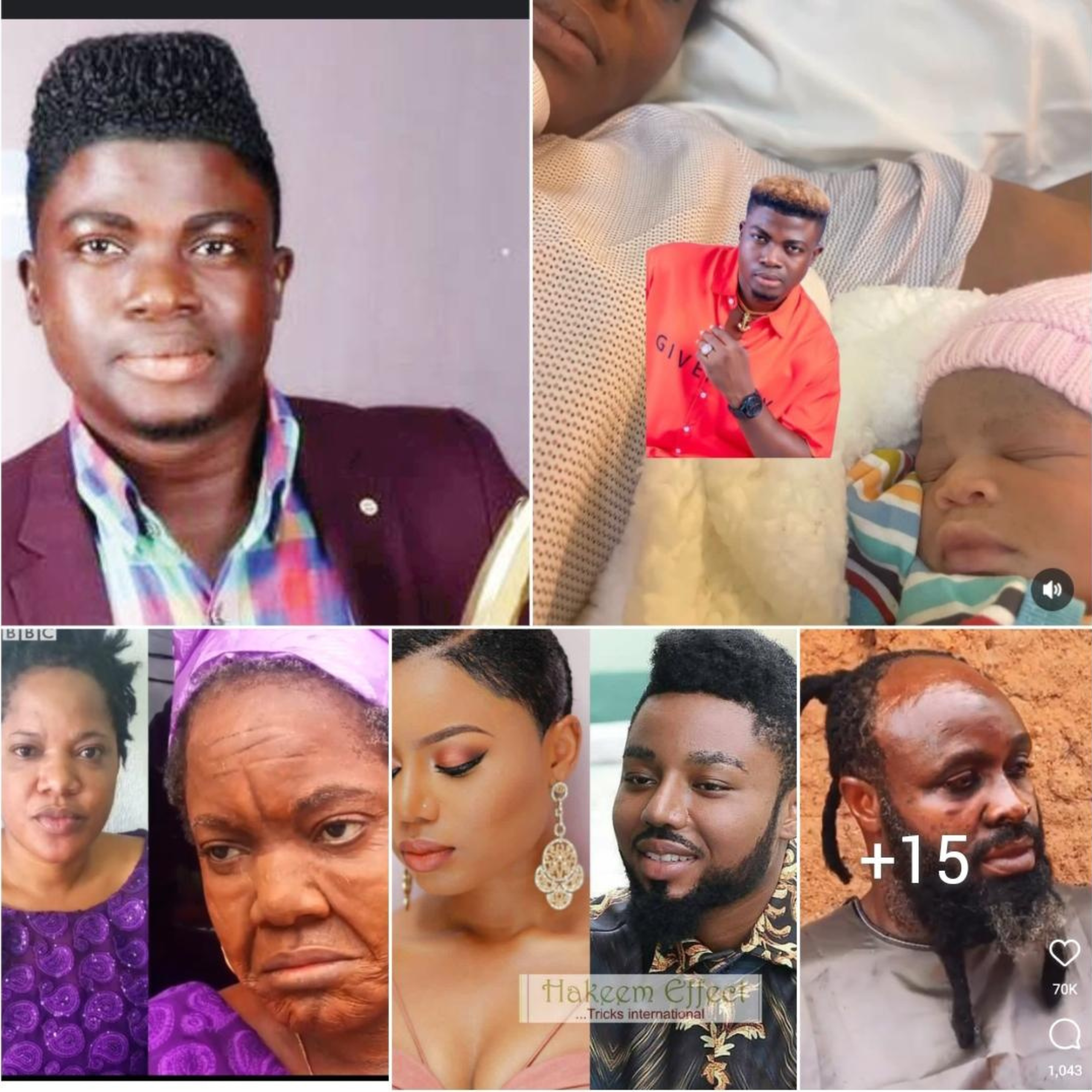 Congratulations are in order for Hakeem Effect the makeup Artist Behind ‘Anikulapo, Jagun Jagun and others as he welcome a bouncing baby boy.