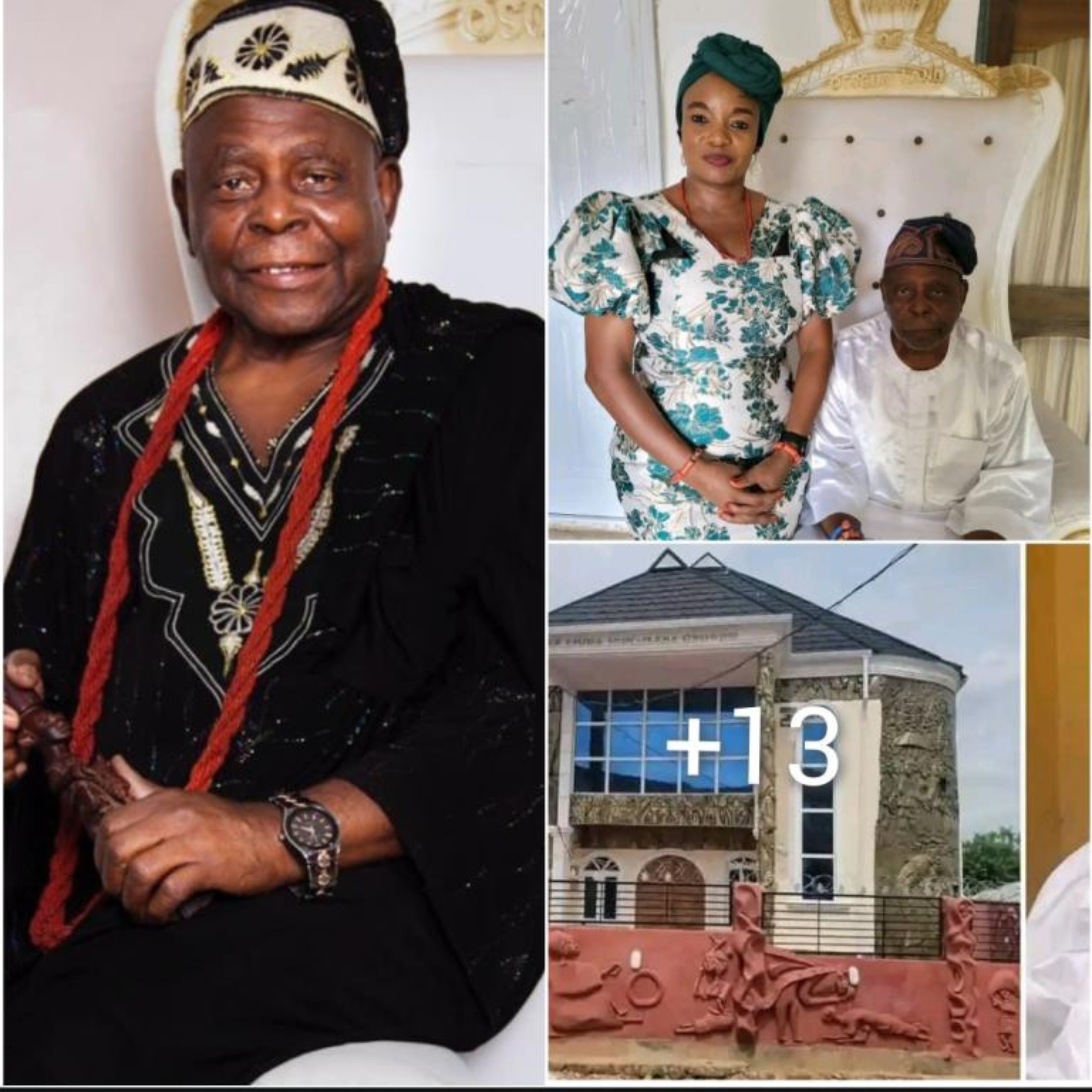 Congratulations Pour As Veteran Actor, Baba Ifayemi Elebubon Completes Ifa Worshipping Temple Mansion In Osogbo “Idin Ileke” (See Photos)