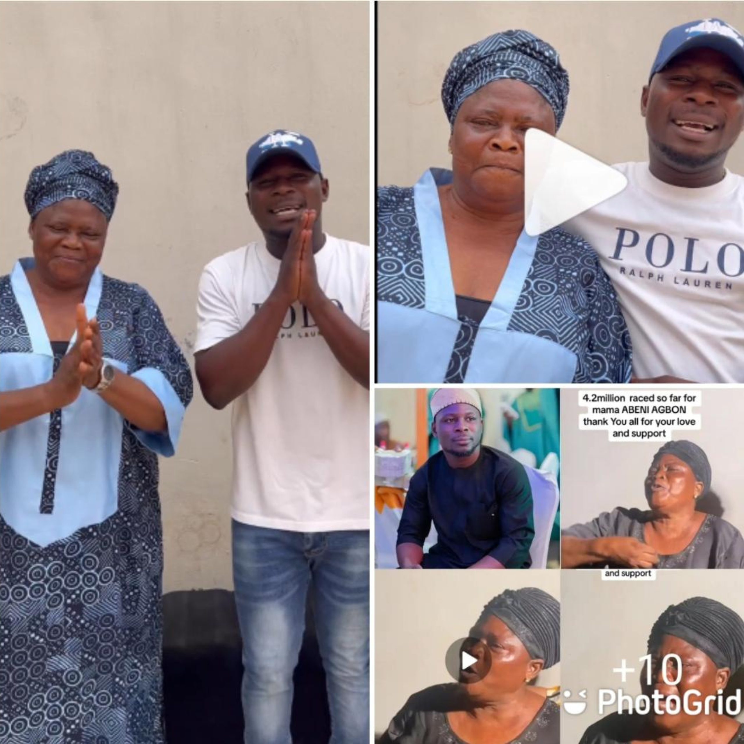 Veteran actress Abeni Agbon shower praise as Kamo State raise over 4million for her business within 3days (Video)