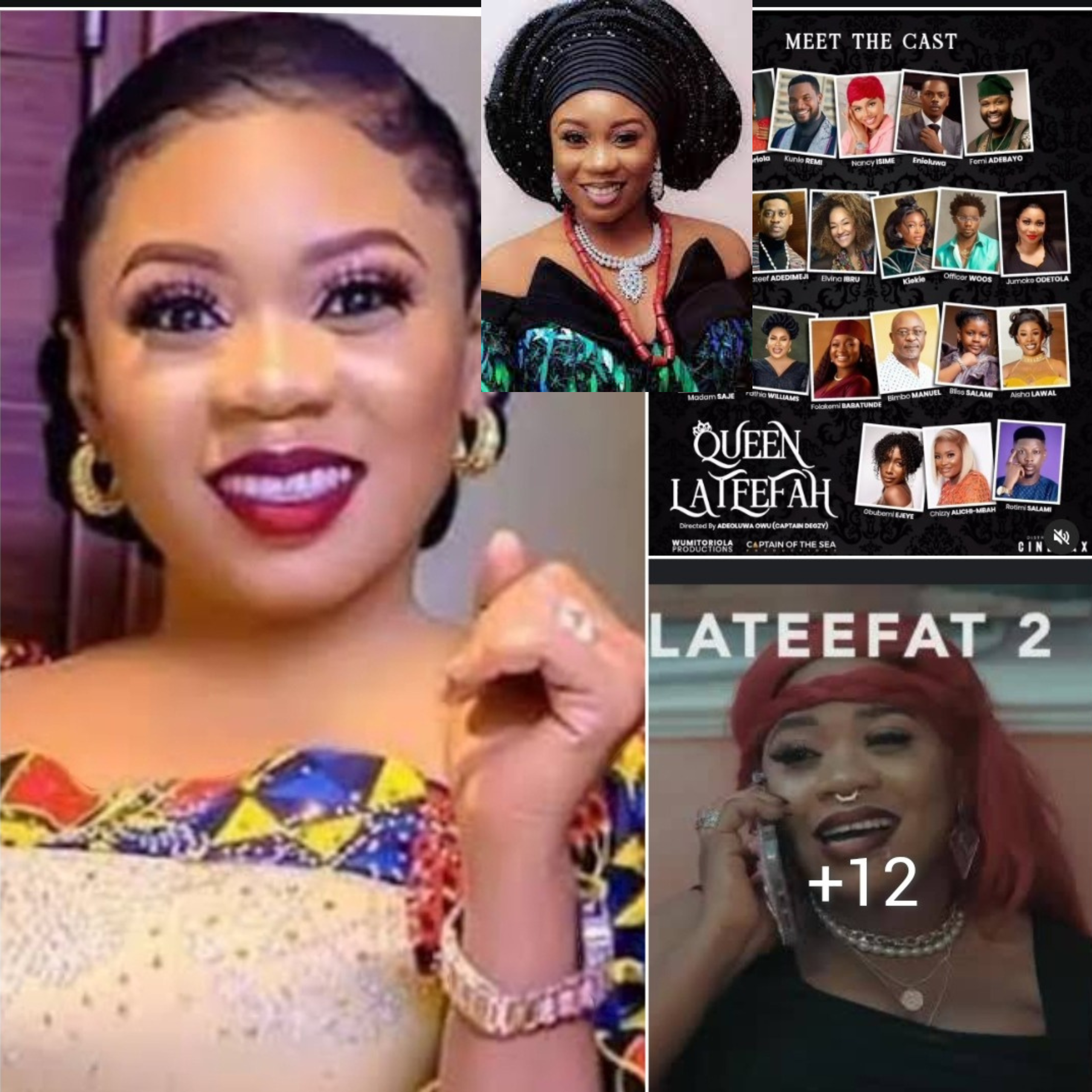 Congratulations Pour As Wunmi Toriola Set To Release Her First Cinema Movie “Queen Lateefah” ‎