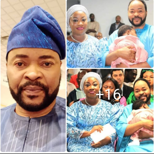 “After years of toils and struggles” Actor Doyin Hassan and wife welcome first child after 24 years of waiting ‎