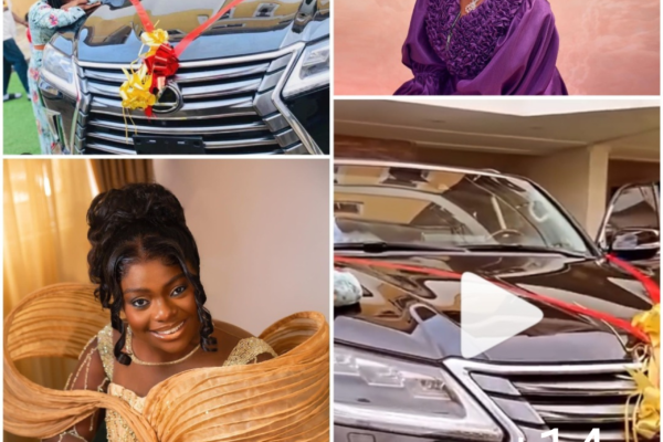 Emotional moment As Gospel Singer Adeyinka Alaseyori received a LEXUS 570 as her birthday Gift. Congratulations And Happy Birthday To Her (Watch) ‎