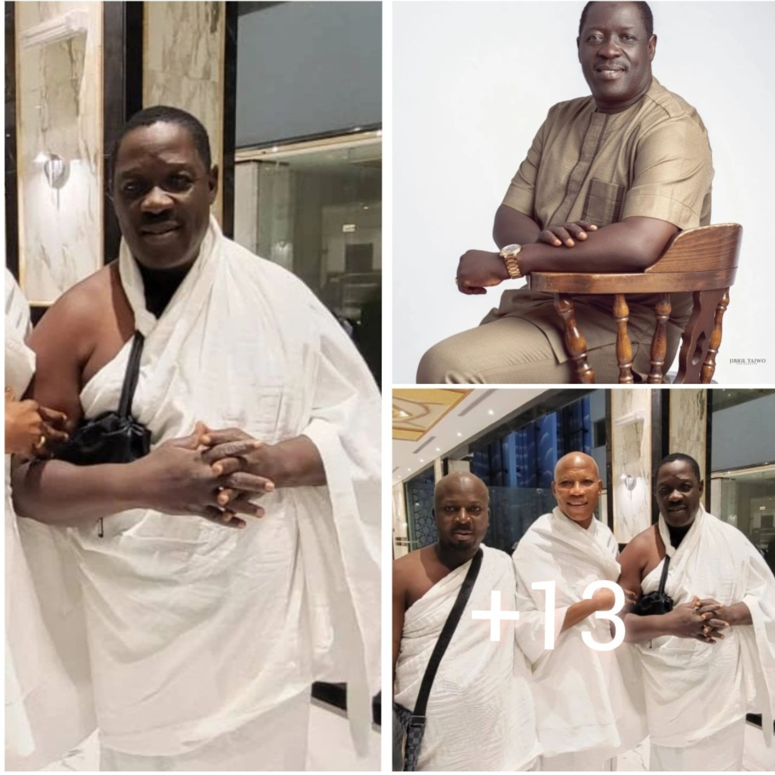 “Send In Your Prayer Request”- Congratulations Pour As Taiwo Hassan Share Photos As He Performs Hajj ‎