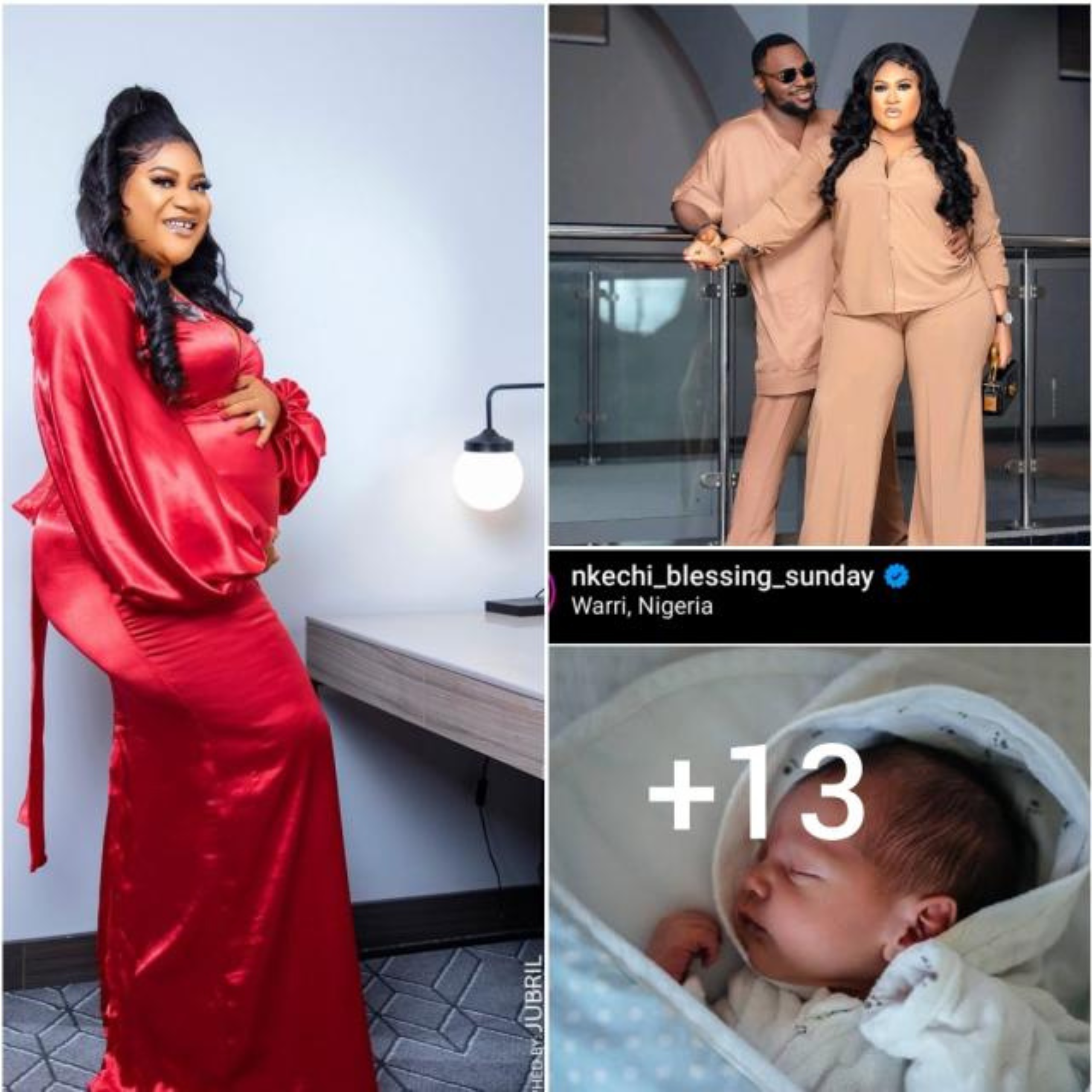 Blessing announces the birth of her first child with younger boyfriend (Photos) ‎