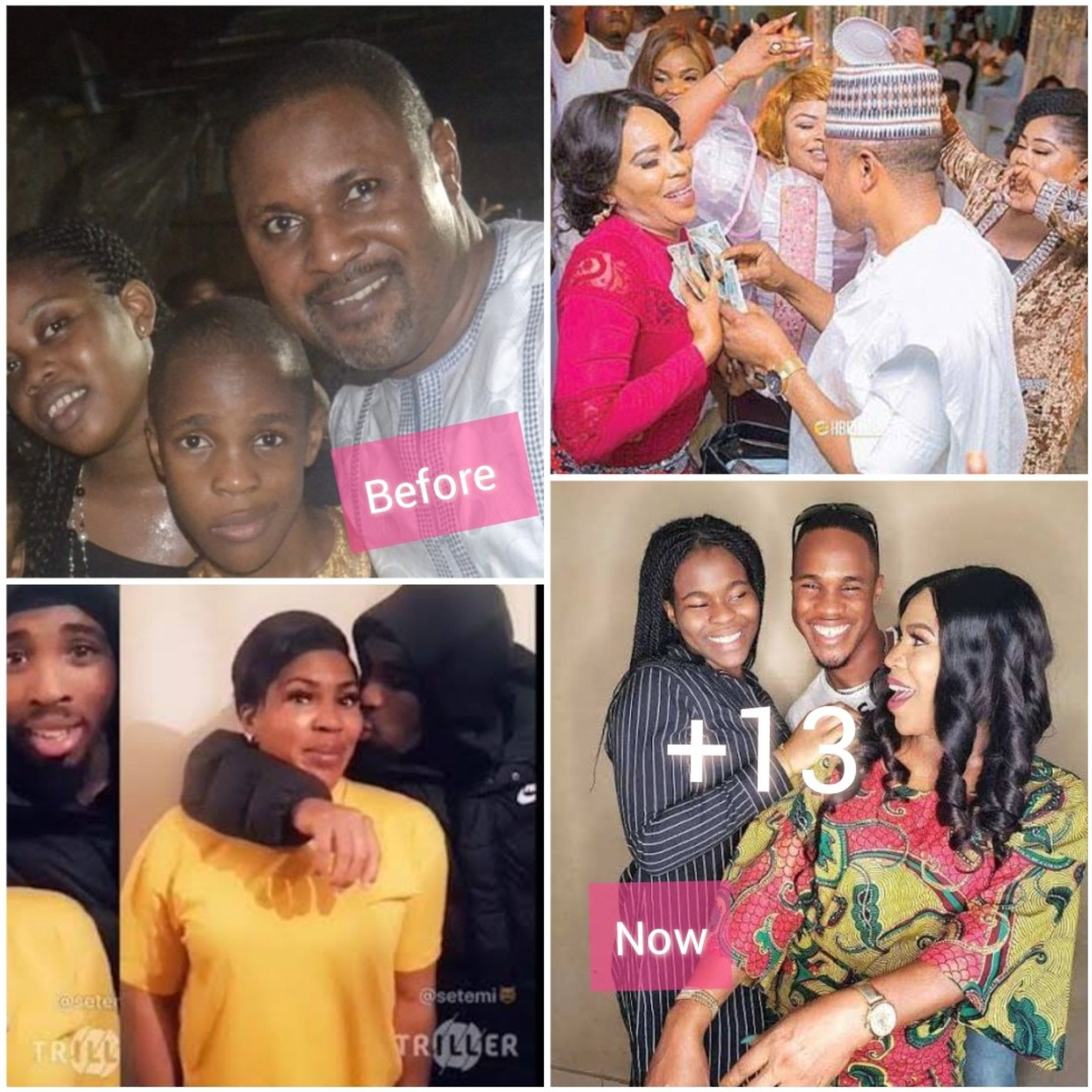 Saheed Balogun Shared Beautiful Pictures Of His Children